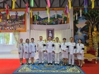 ร่วมพิธีบำเพ็ญกุศลปัญญาสมวาร 50 วัน เพื่ออุทิศถวายเป็นพระกุศลแด่สมเด็จพระเจ้าลูกเธอ เจ้าฟ้าพัชรกิติยาภา นเรนทิราเทพยวดี กรมหลวงราชสาริณีสิริพัชร มหาวัชรราชธิดา ณ วัดเม็งราย หมู่ที่ 10 ตำบลเม็งราย อำเภอพญาเม็งราย จังหวัดเชียงราย