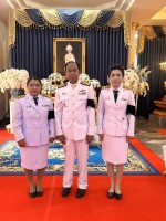 พิธีถวายน้ำสรงพระศพและลงนามถวาย ความอาลัยเบื้องหน้าพระรูปสมเด็จพระเจ้าลูกเธอ  เจ้าฟ้าพัชรกิติยาภานเรนทิราเทพยวดี  กรมหลวงราชสาริณีสิริพัชรมหาวัชรราชธิดา 