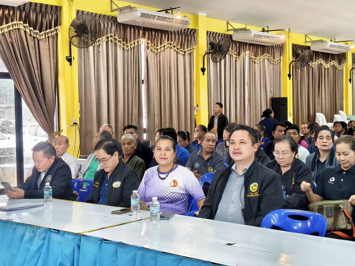 การประชุมเชิงปฏิบัติการคณะกรรมการกองทุนหมู่บ้านและชุมชนเมือง อำเภอเมืองนครพนม