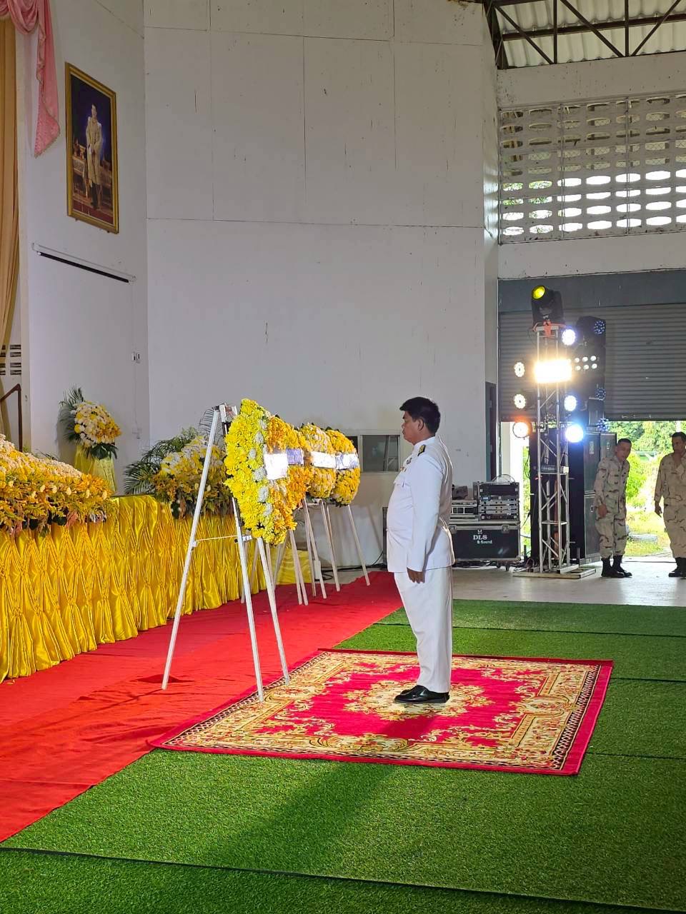 วันที่ 13 ตุลาคม 2568 ร่วมกิจกรรมวันคล้ายวันสวรรคต พระบาทสมเด็จพระบรมชนกาธิเบศร มหาภูมิพลอดุลยเดชมหาราช บรมนาถบพิตร ณ ที่ว่าการอำเภอลำทะเมนชัย