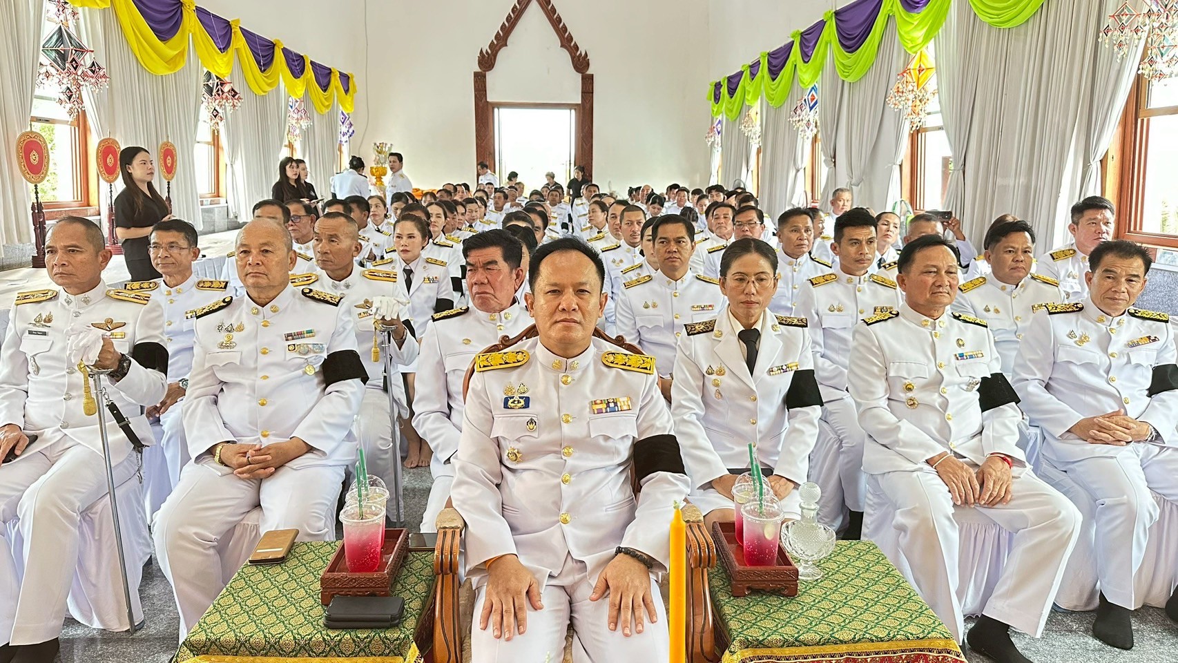 กิจกรรมพิธีบำเพ็ญกุศล สัตมวาร (ครบ 7 วัน) เพื่ออุทิศถวายเป็นพระราชกุศล สมเด็จพระเจ้าลูกเธอ เจ้าฟ้าพัชรกิติยาภา นเรนทิราเทพยวดี กรมหลวงราชสาริณีสิริพัชร มหาวัชรราชธิดา วันพุธที่ 17 มิถุนายน 2569 ณ อุโบสถชั้น 2 วัดประสานศรัทธา บ้านกุดกระสู้ หมู่ที่ 2 ตำบลเก