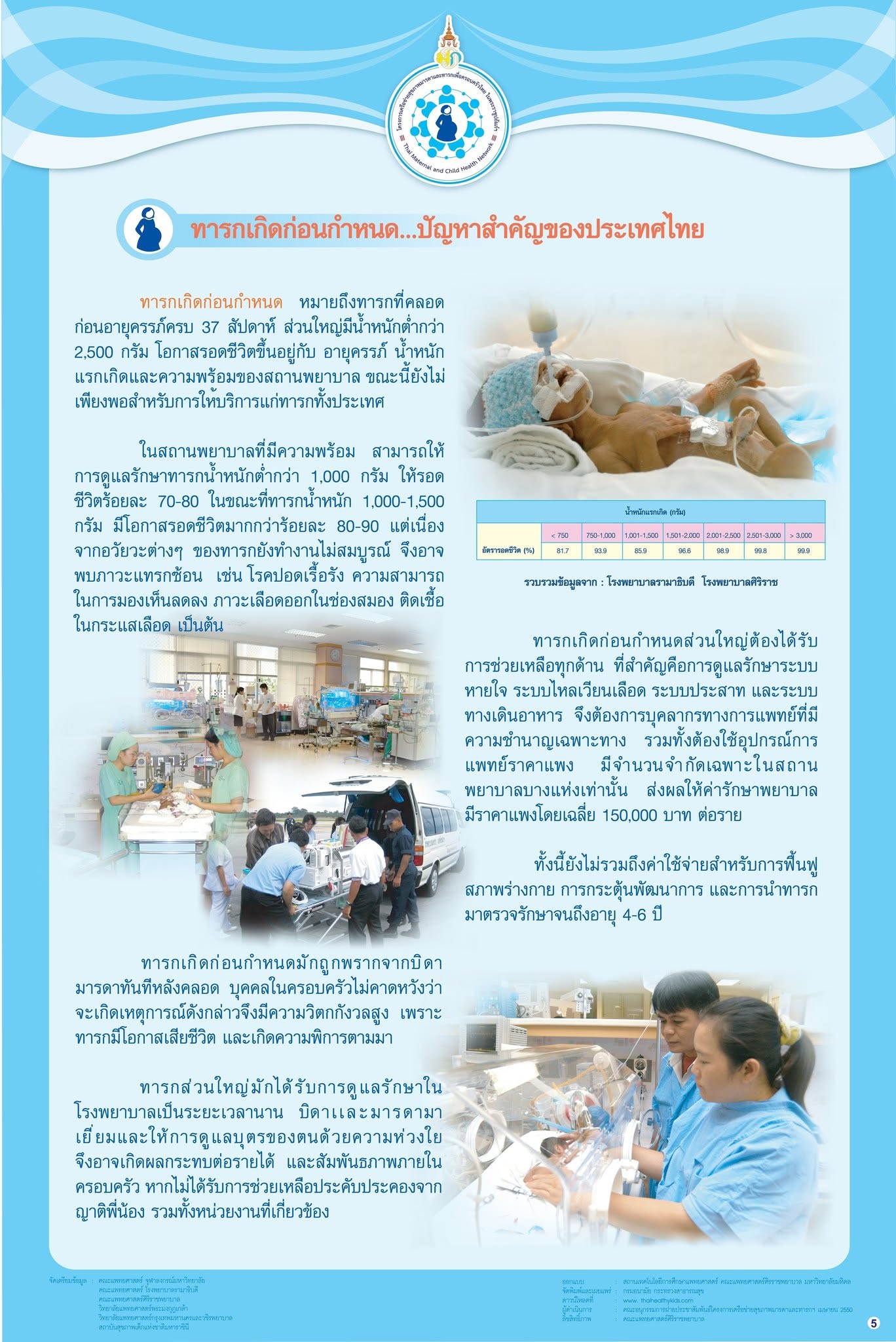 ประชาสัมพันธ์โครงการสร้างเสริมสุขภาพเชิงรุก ลดภาวะคลอดก่อนกำหนด ประจำปีงบประมาณ 2569